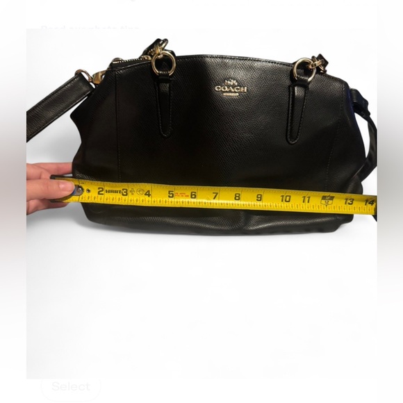 Coach Black Leather Bag - Picture 10 of 11